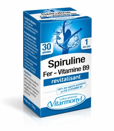 VITARMONYL Spiruline Fer 30 Gélules