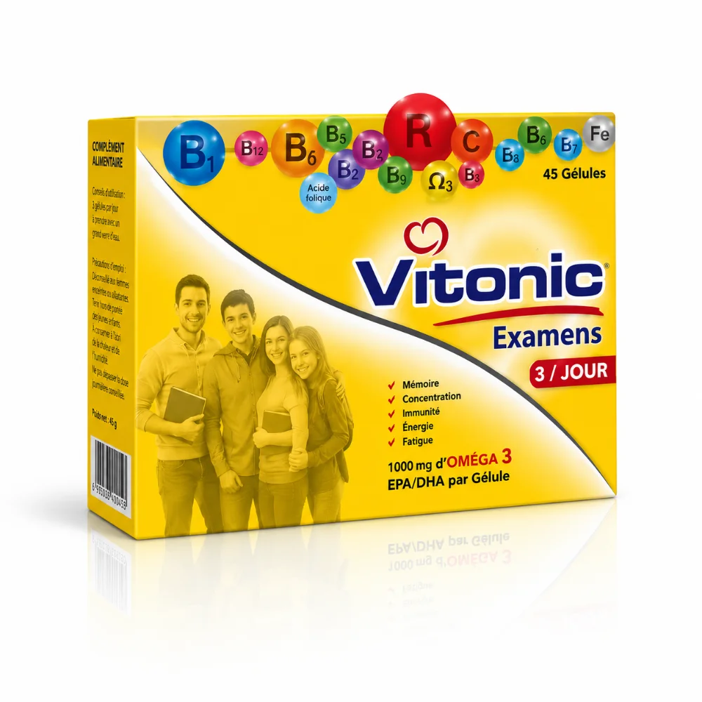VITONIC EXAMENS, 45 gélules VITONIC EXAMENS, 45 gélules