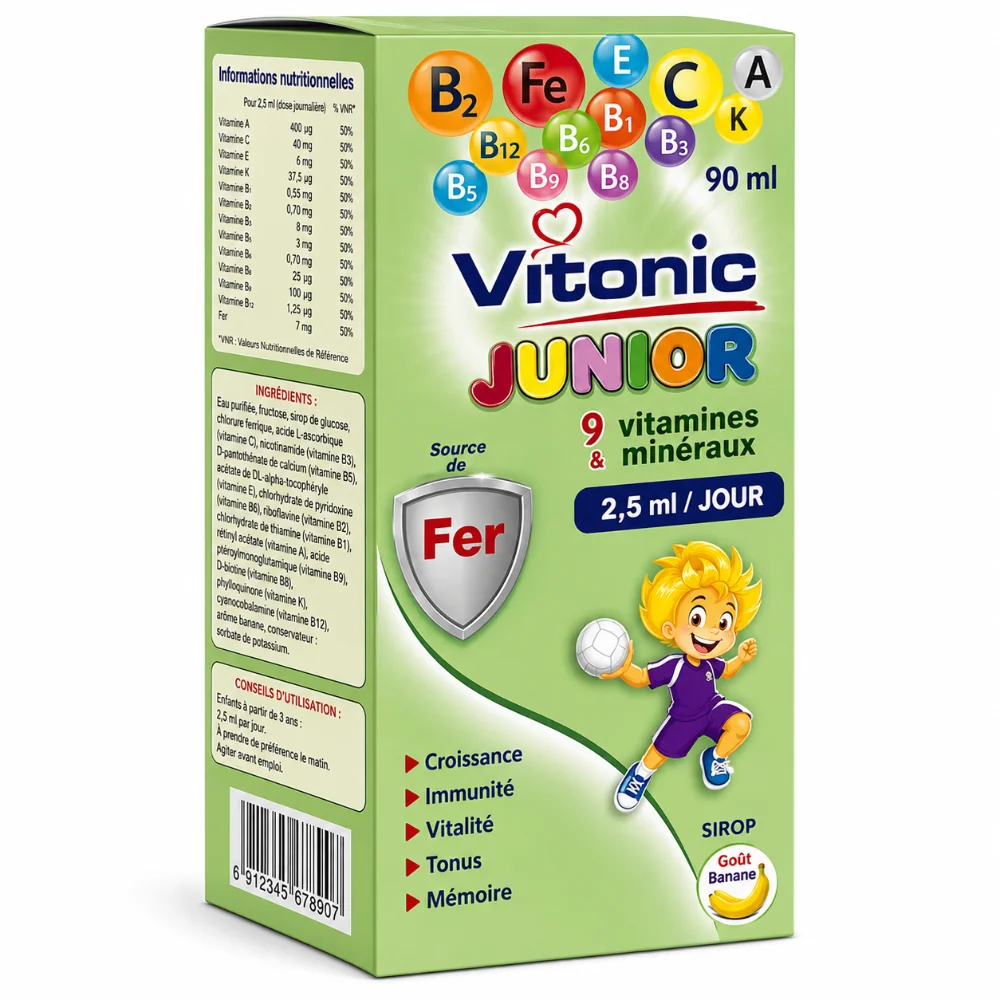 VITONIC JUNIOR GOUTTES, 90ML VITONIC JUNIOR GOUTTES, 90ML