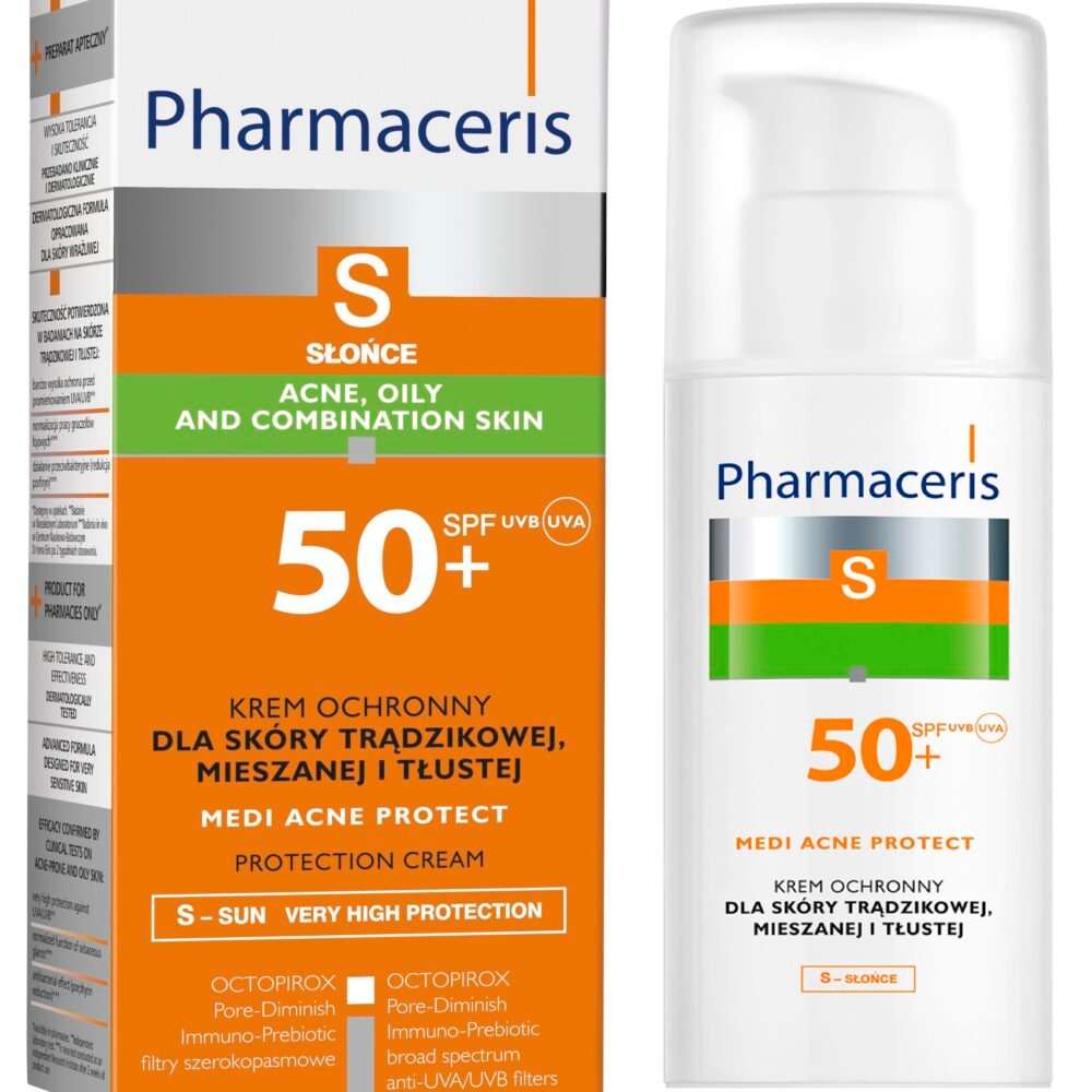 PHARMACERIS S MEDI ACNE PROTECT PEAUX A IMPERFECTIONS 50Ml SPF 50+