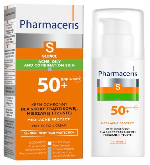 PHARMACERIS S MEDI ACNE PROTECT PEAUX A IMPERFECTIONS 50Ml SPF 50+