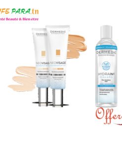 DERMEDIC Neo Visage Fond de Teint SPF 50+ 30ML avec Eau Micellaire 200ml OFFERT