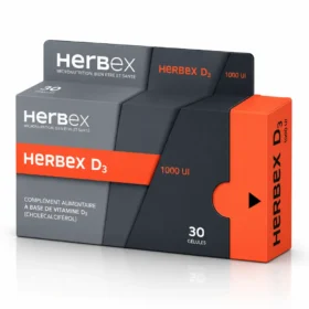 HERBEX D3 1000UI BT 30 CP ( VIT D3 )-6192491900182