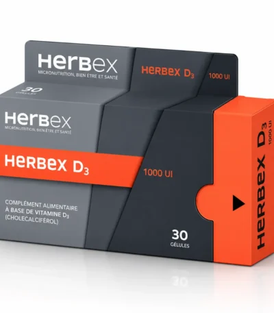 HERBEX D3 1000UI BT 30 CP ( VIT D3 )-6192491900182