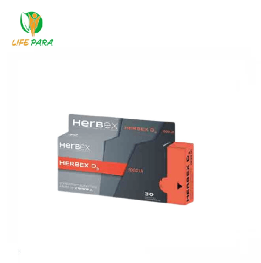 HERBEX D3 1000UI B/30 CP