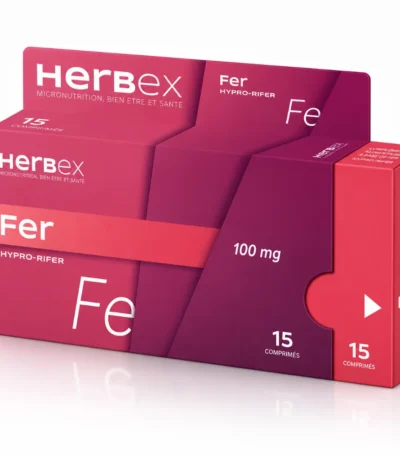HERBEX FER 100 MG 15 GELULES