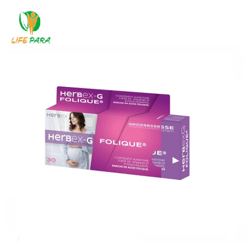 HERBEX G FOLIQUE 1000 MCG B/30 GELULES