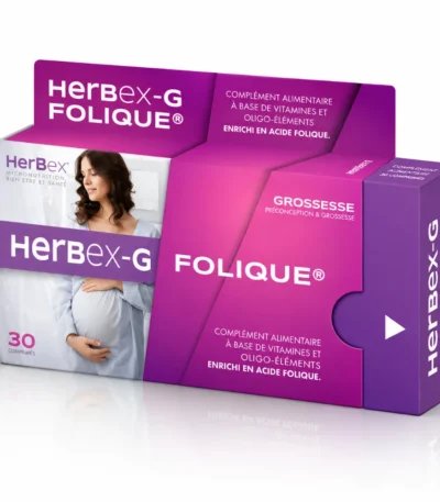 HERBEX G FOLIQUE 1000 MCG B30 GELULES-6192491900403