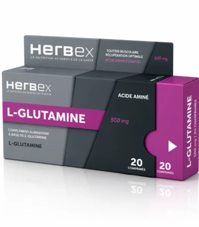 HERBEX L GLUTAMINE 300MG BT 20 GELULES-6192491900038