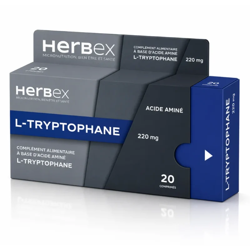 HERBEX L-TRYPTOPHANE 220 MG B20 GELULES-6192491900243