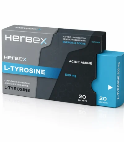 HERBEX L-Tyrosine 300 mg B20 -Gélules-6192491900045