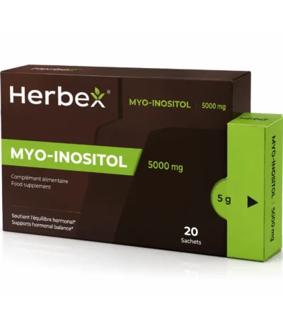 HERBEX MYO INOSITOL 1000MG BT 20 CP-6192491900199