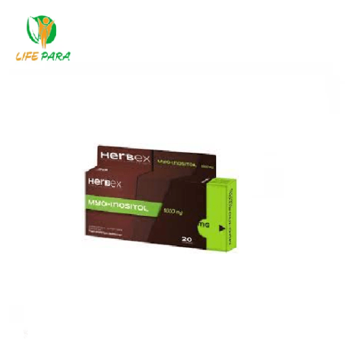 HERBEX MYO INOSITOL 1000MG BT 20 CP