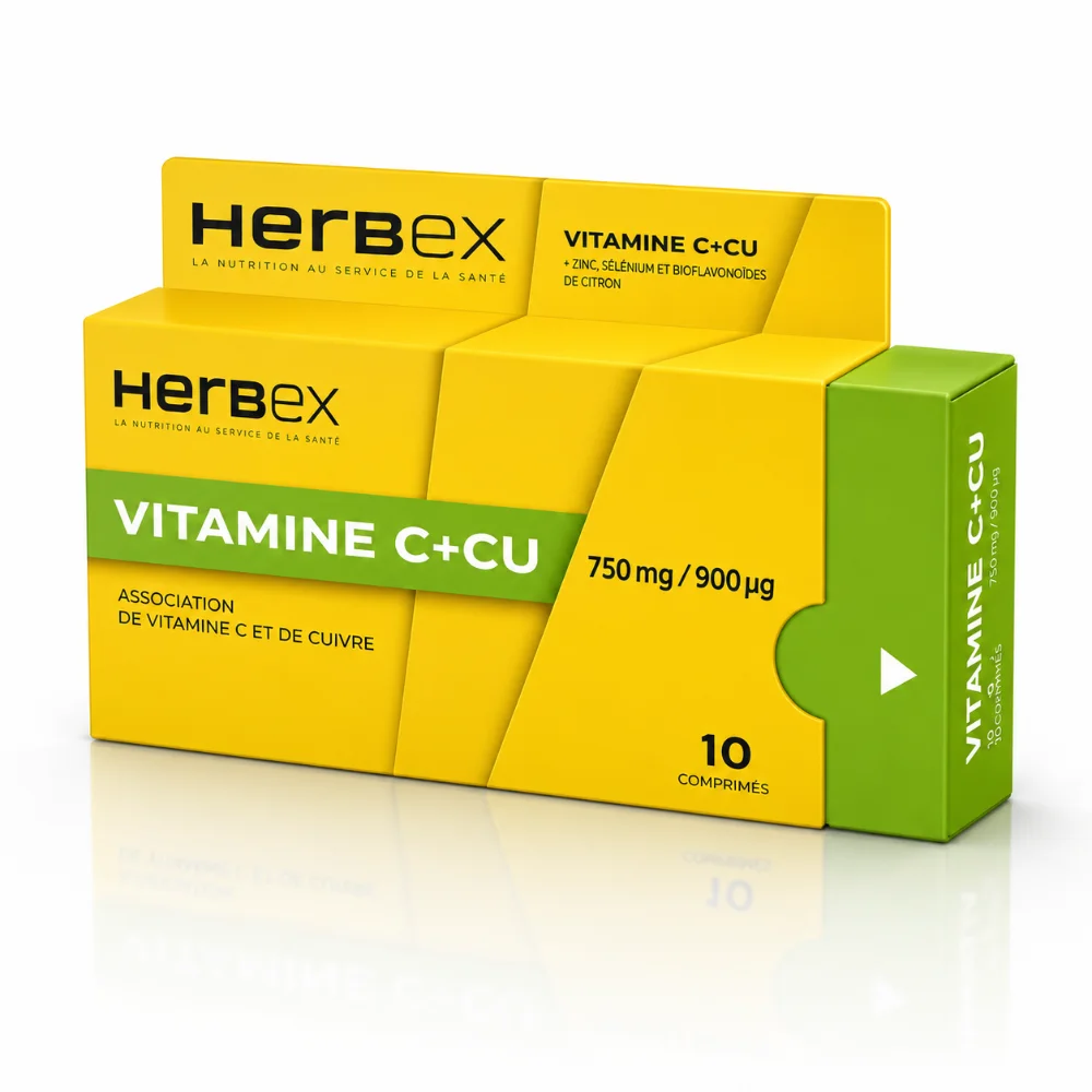HERBEX VITAMINE C+CU 150 MG 900 ΜG B10 CP HERBEX VITAMINE C+CU 150 MG 900 ΜG B10 CP-6192491900229