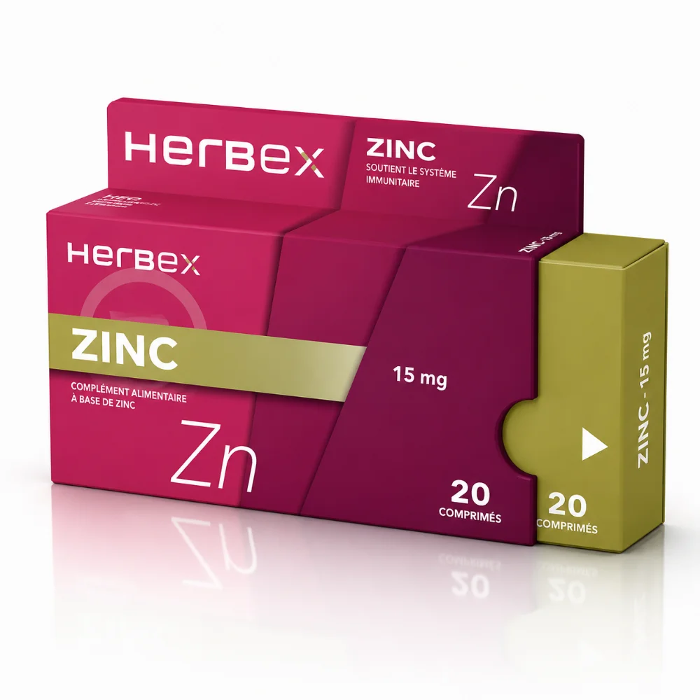 HERBEX ZINC 15MG - BT30 HERBEX ZINC 15MG - BT30-6192491900069