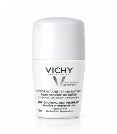 VICHY DEODORANT ANTI-TRANSPIRANT 48H PEAU SENSIBLE OU EPILEE-3337871320324