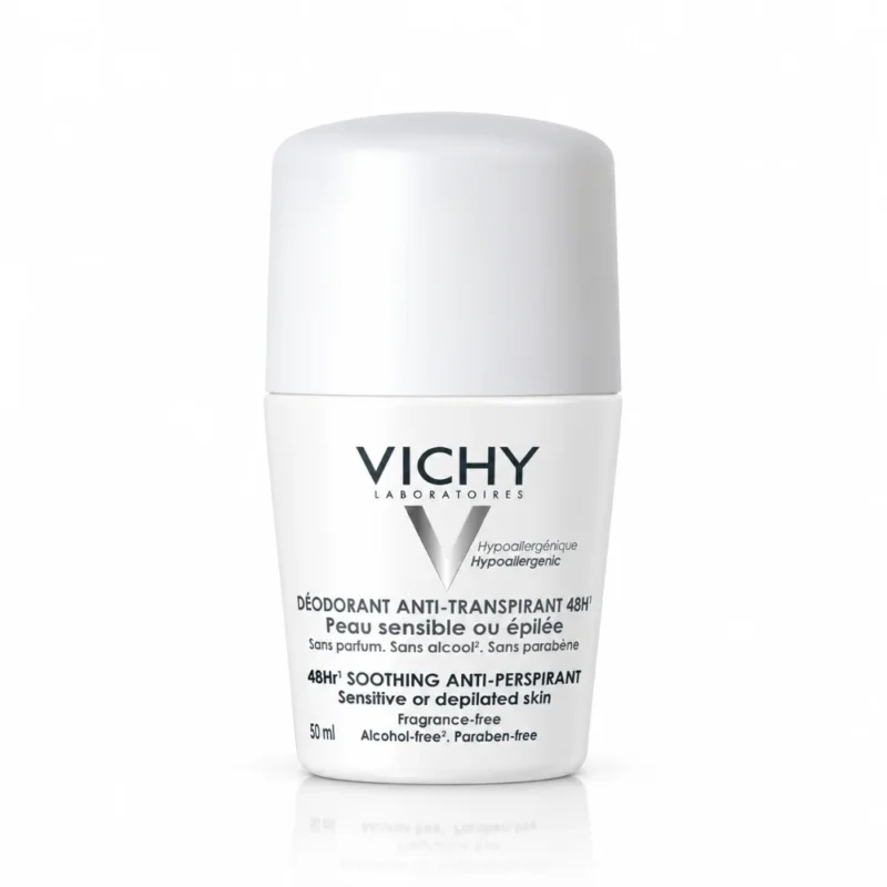 VICHY DEODORANT ANTI-TRANSPIRANT 48H PEAU SENSIBLE OU EPILEE-3337871320324