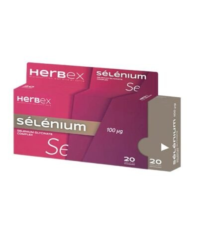 HERBEX SELENIUM 100µG BT 20 GELULES 6192491900076