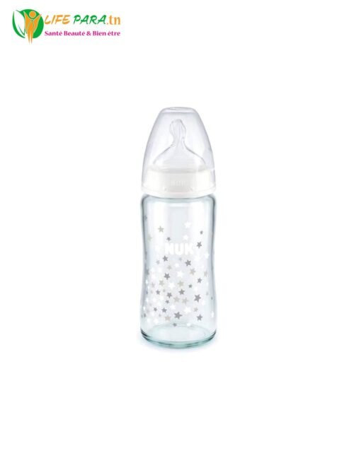 NUK Biberons Verre first choice (0 - 6M) 240ML
