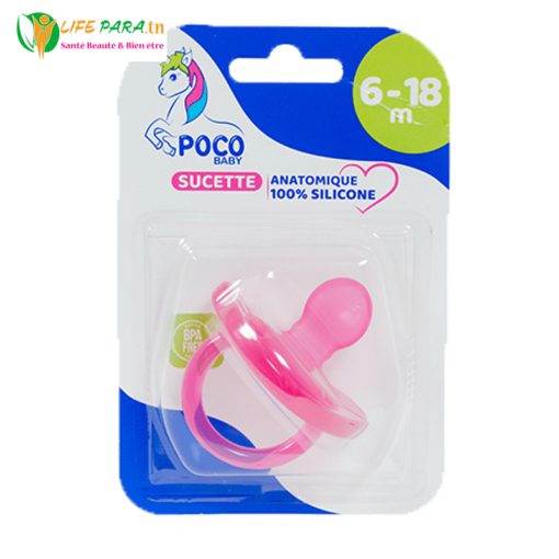 POCO BABY SUCETTE ROSE 2EME AGE