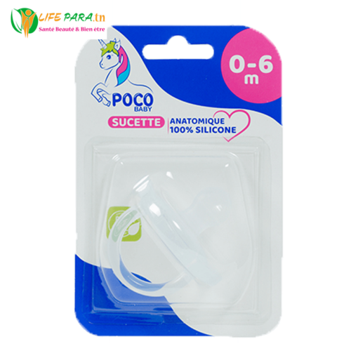 POCO BABY SUCETTE TRANSPARENTE 1ERE AGE