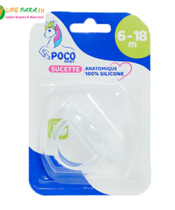 POCO BABY SUCETTE TRANSPARENTE 2EME AGE