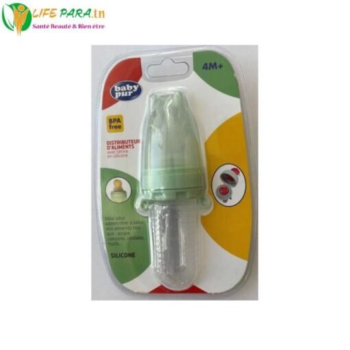 BABY PUR DISTRIBUTEUR D'ALIMENTS AVEC TETINE EN SILICONNE