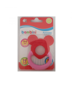 BAMBINI ANNEAU DE DENTITION SOUPLE MICKEY ROSE