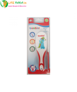 BAMBINI BROSSE ET PEIGNE ROUGE ET BLANC