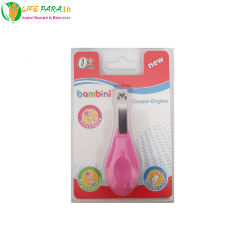 BAMBINI COUPE-ONGLES ROSE