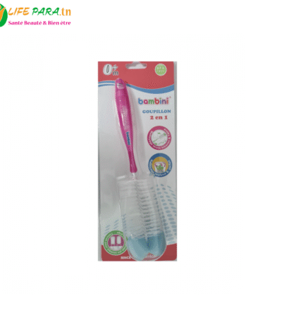 BAMBINI GOUPILLON EMBOUT EPONGE ROSE