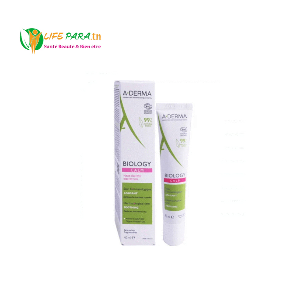 ADERMA BIOLOGY CALM SOIN APAISANT PEAUX REACTIVES 40ML