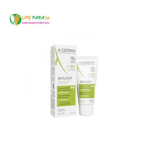 A-DERMA BIOLOGY CREME RICHE HYDRATANTE PEAUX FRAGILES 40ML