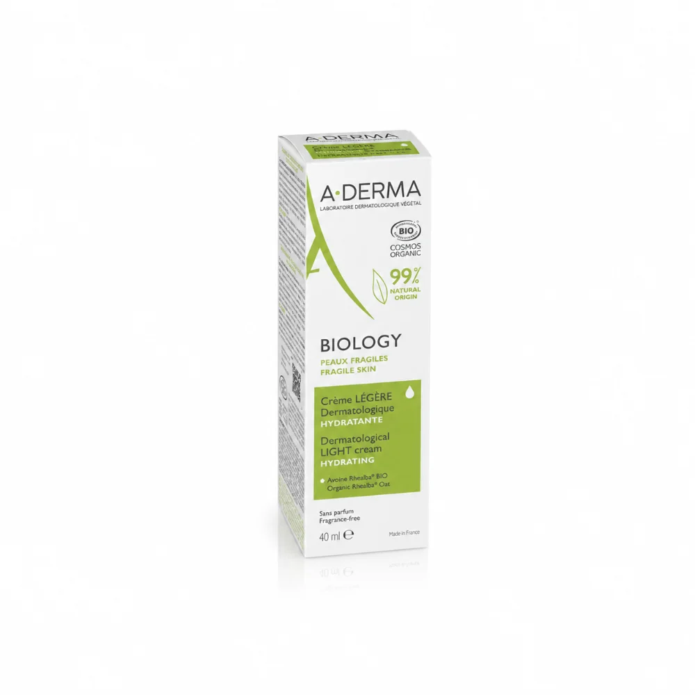 ADERMA BIOLOGY CREME LEGERE HYDRATANTE PEAUX FRAGILE 40ML ADERMA BIOLOGY CREME LEGERE HYDRATANTE PEAUX FRAGILE 40ML