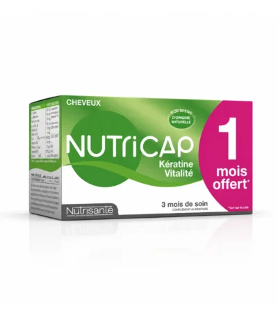 Nutricap Kératine Cheveux et Ongles 90 Capsules