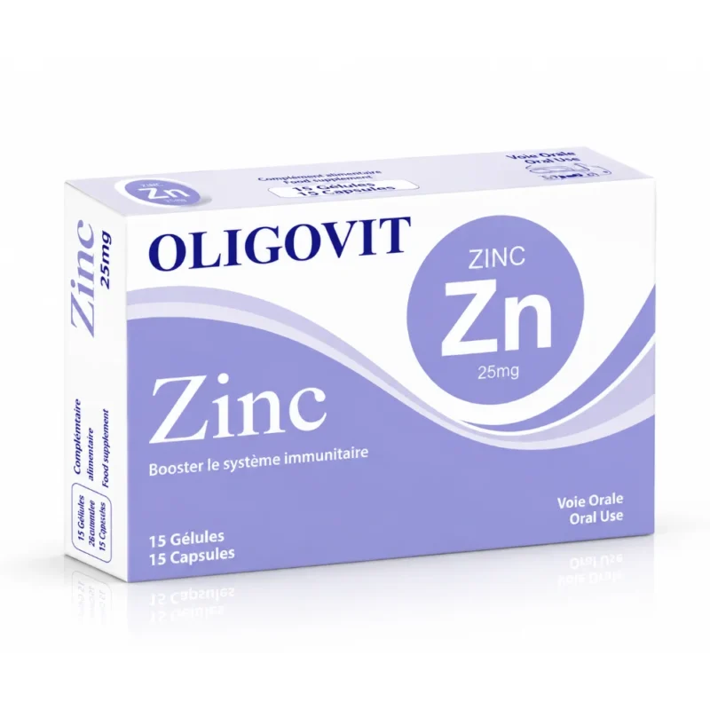 VITAL OLIGOVIT ZINC 25MG 15 GELULES