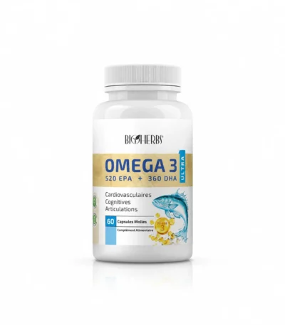 BIOHERBS OMÉGA 3 ULTRA B/60 GELULES