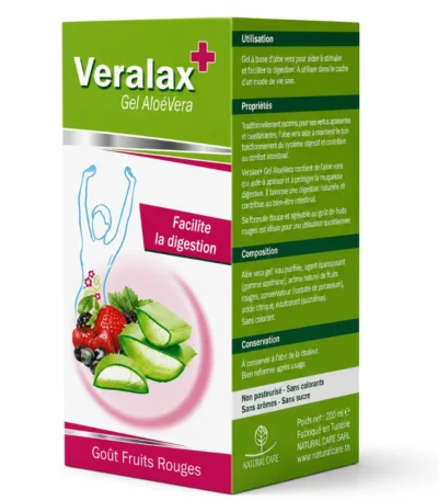 Bio Orient Gel Aloe Vera - Gout Fruits Rouges 250ML