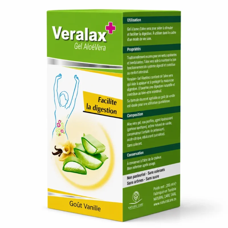 Bio Orient Gel Aloe Vera - Gout Vanille 250ML