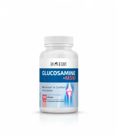 Bioherbs Glucosamine + MSM 100 gélules -