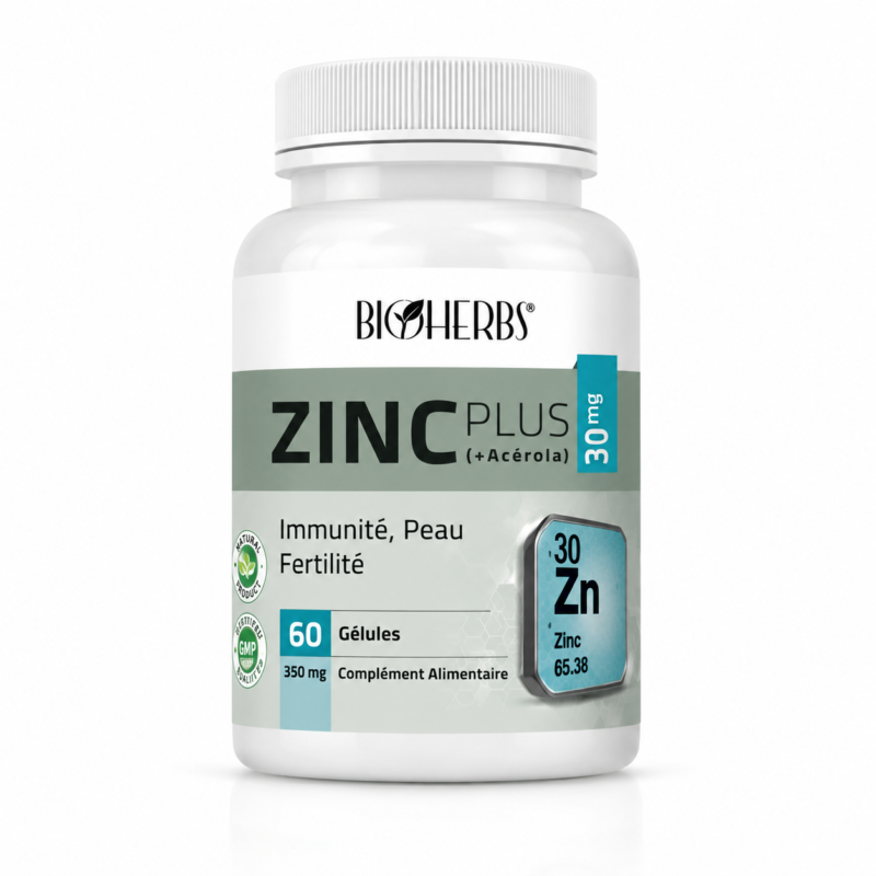 Bioherbs Zinc Plus (+ Acérola) 60 Gélules