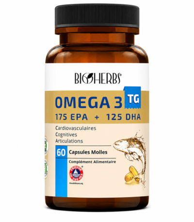 BIOHERBS OMEGA 3 TG 175EPA+125DHA BT 60 CAPS 6191423302469