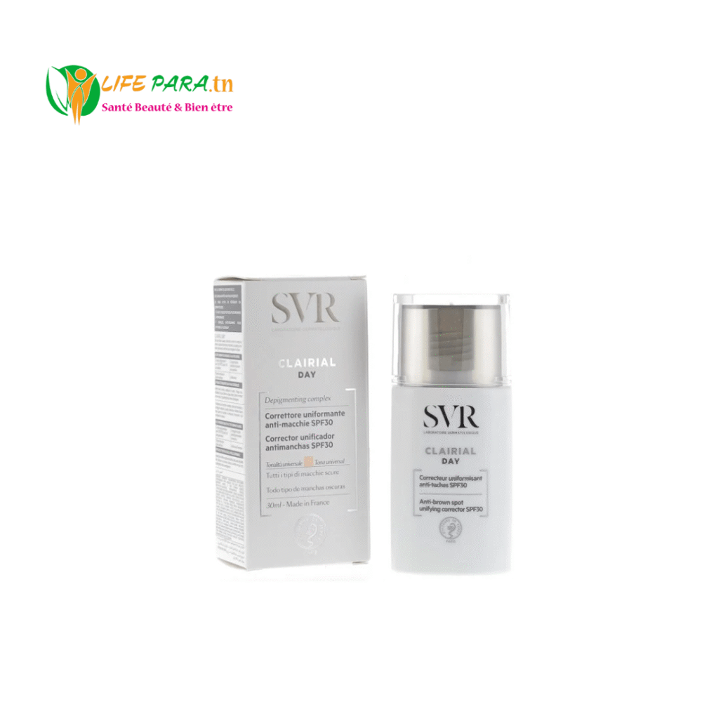 SVR CLAIRIAL DAY CORRECTEUR UNIFORMISANT ANTI-TACHES SPF 30 , 30 ML