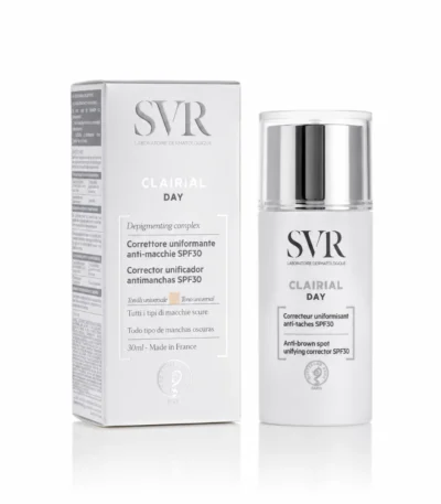 SVR CLAIRIAL DAY CORRECTEUR UNIFORMISANT ANTI-TACHES SPF 30 , 30 ML