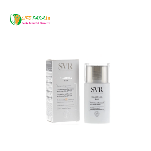 SVR CLAIRIAL DAY CORRECTEUR UNIFORMISANT ANTI-TACHES SPF 30 , 30 ML