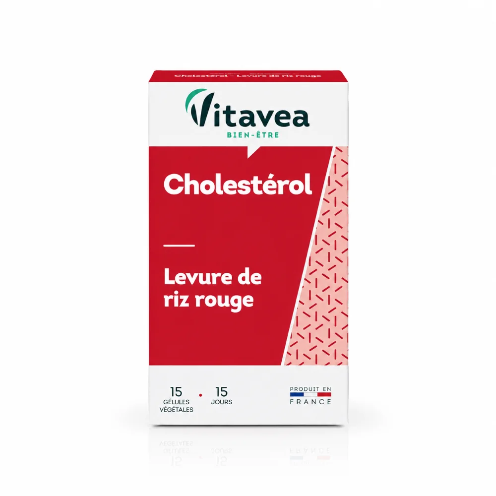 VITAVEA CHOLEST CONTROL LEVURE DE RIZ ROUGE 15 GELULES VITAVEA CHOLEST CONTROL LEVURE DE RIZ ROUGE 15 GELULES