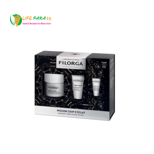 COFFRET FILORGA MISSION COUP D'ECLAT SCRUB & MASK MASQUE EXFOLIANT REOXYGENANT 55ML