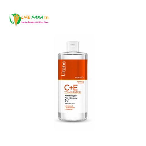 LIRENE C+E VITAMIN ENERGY EAU MICELLAIRE 3 EN 1 400ML