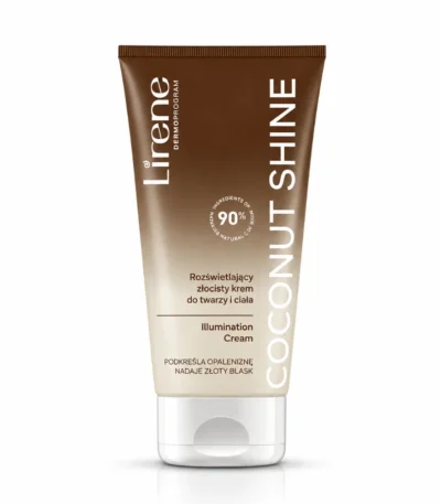LIRENE COCONUT SHINE CREME ILLUMINATRICE DOREE VISAGE CORPS 150ML