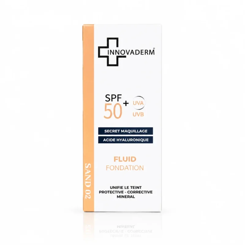 INNOVADERM SPF50+ FOND DE TEINT (02) SAND 30ML-6192312300023